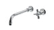 Emerson One Handle Wall Mount 10" Lavatory Faucet with Defined Cross Handle in Polished Chrome