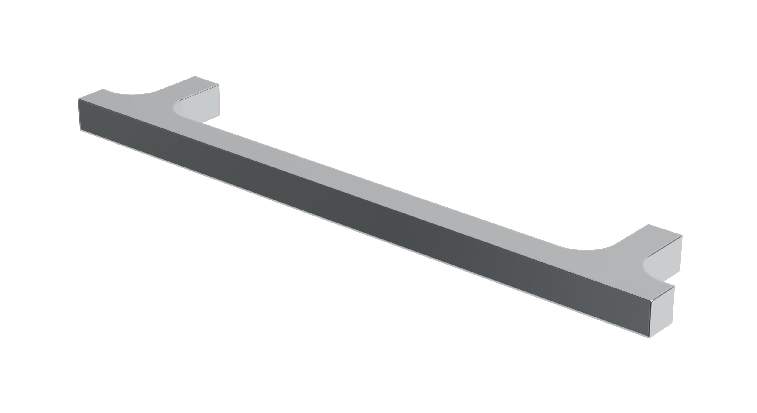 Flatiron Square Cabinet Pull 6" in Polished Chrome