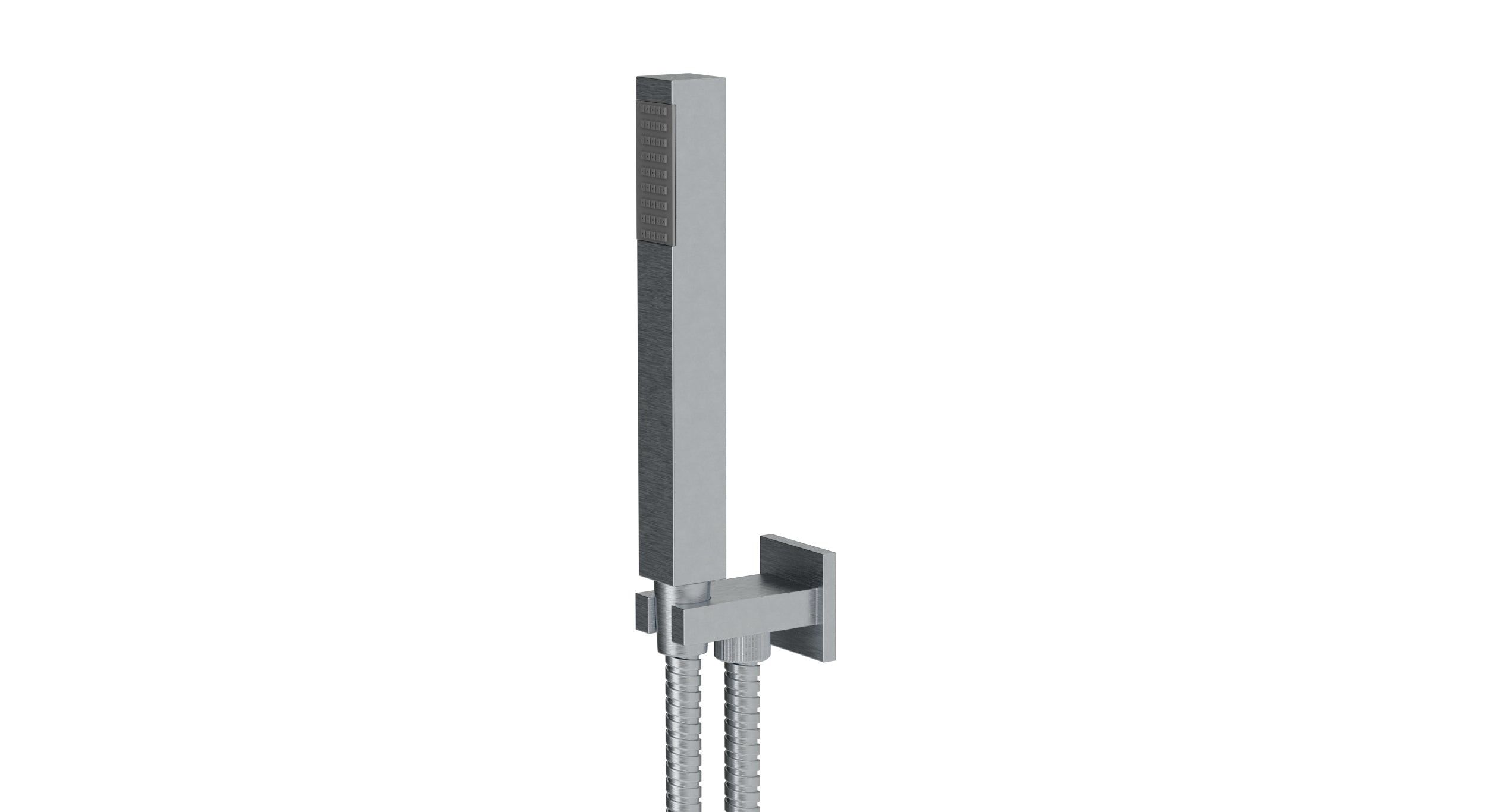 Flatiron Wall Elbow with Hook Kit - Less Hand Shower in Satin Chrome