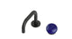 Foundry One Handle Deck Mount Squaretop Lavatory Faucet with Pebble Ceramic Knob Handle in Oil Rubbed Bronze