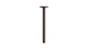 Flatiron 12" Straight Shower Arm with Flange in Architectural Copper