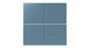 6x6 Natural Press Ceramic Tile in Azurite Matte