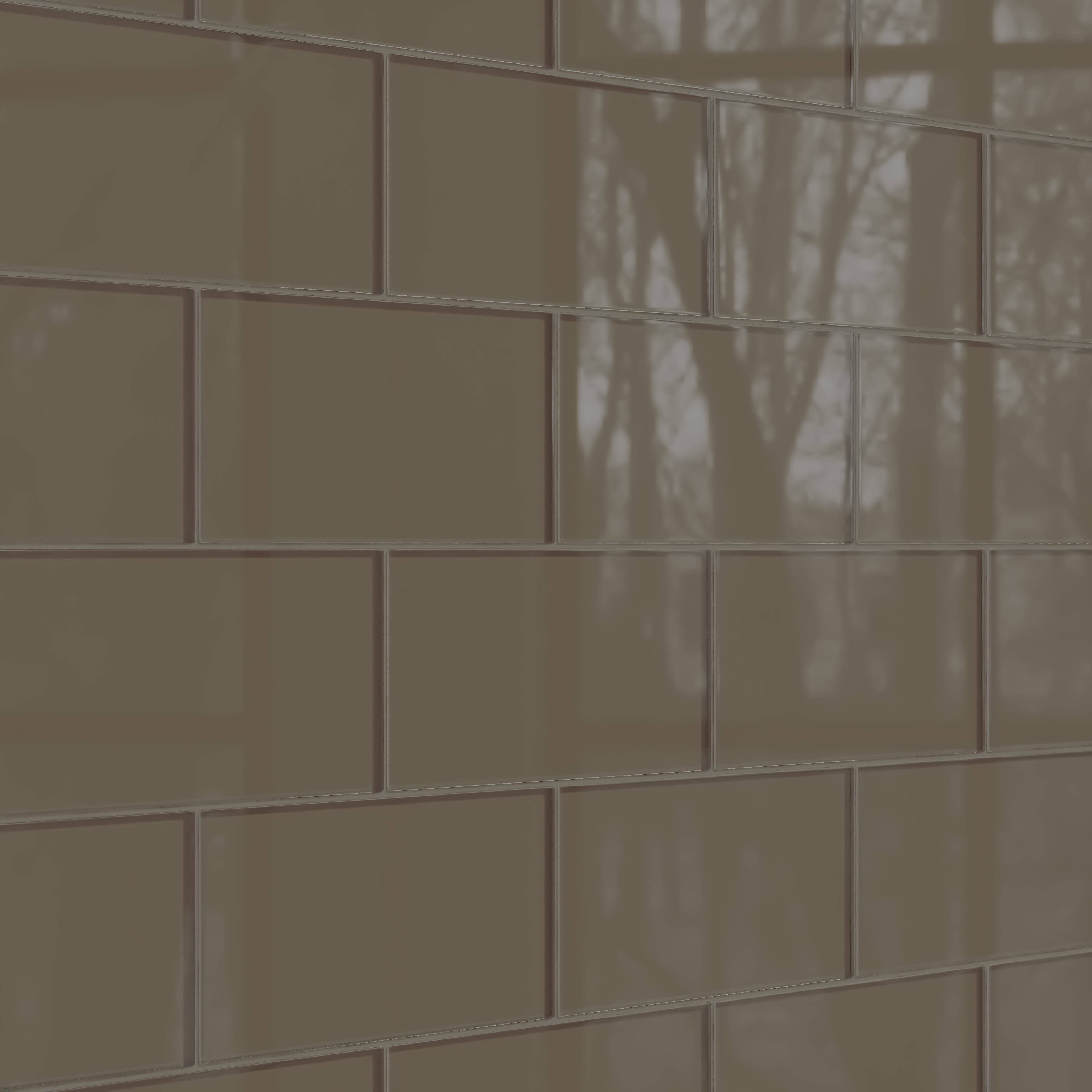 6x12 Glass Tile in Albatross Gloss