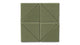 6" Triangle Original Ceramic Tile in Peabody Gloss