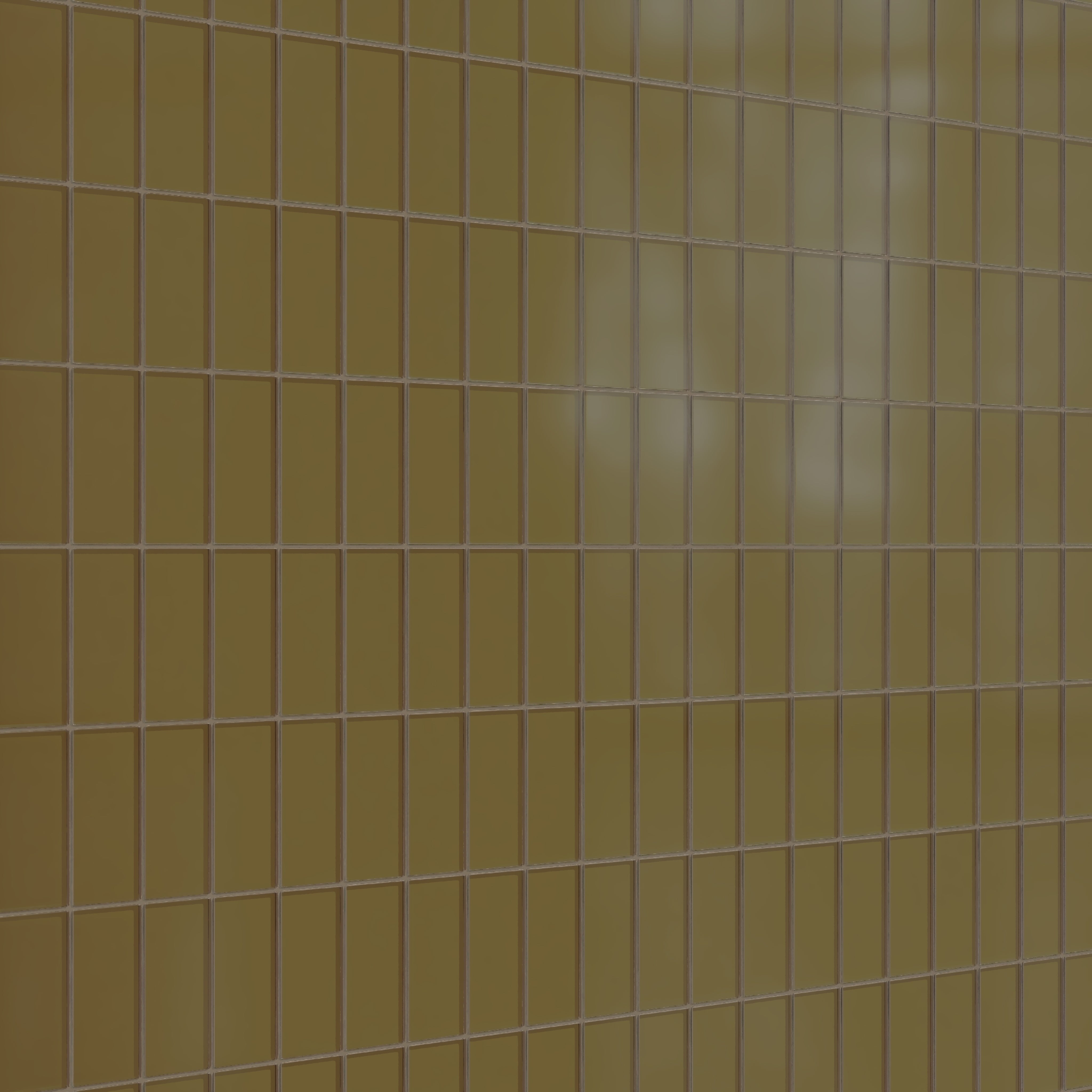 3x6 Glass Tile in Merlin Matte