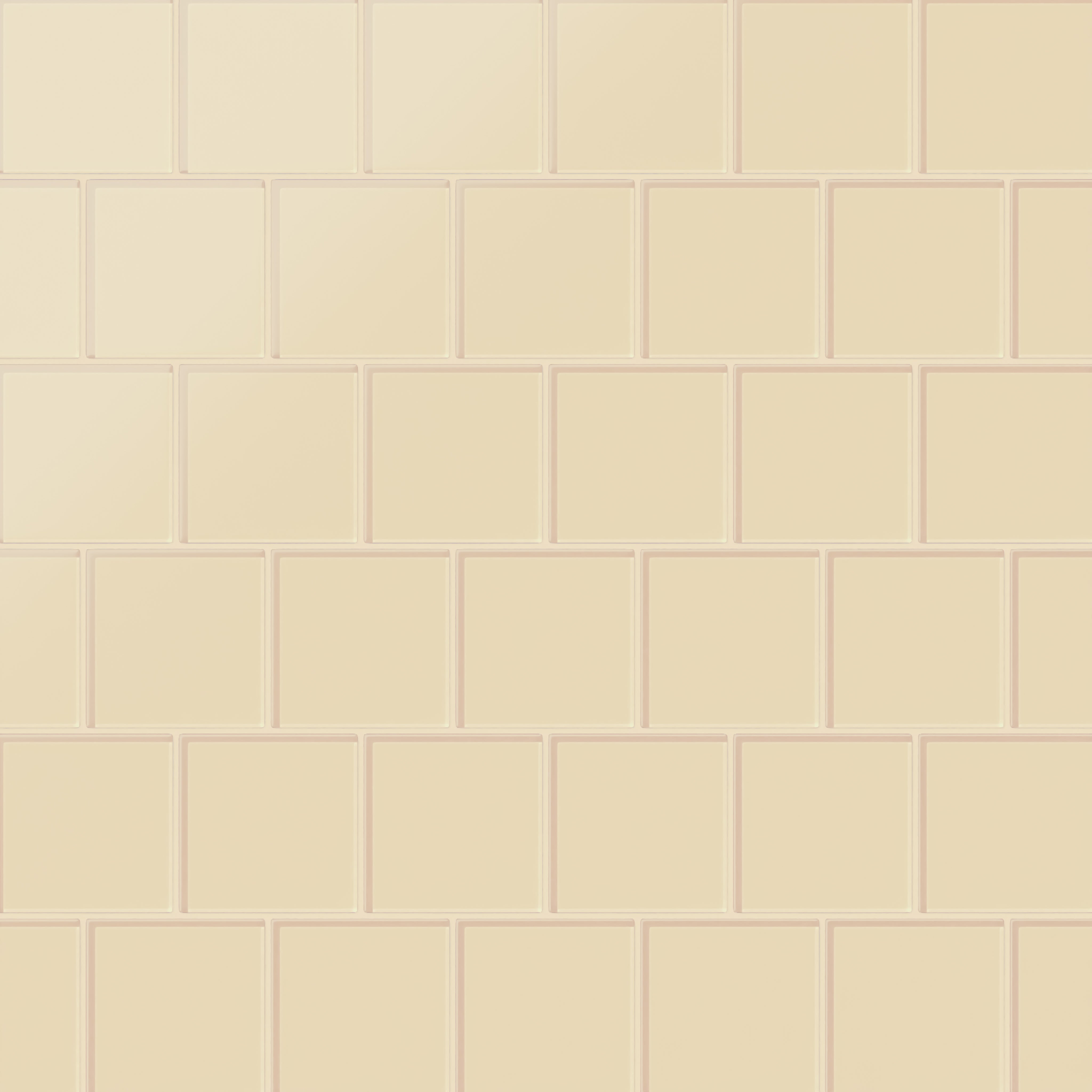 4x4 Glass Tile in Chickadee Matte