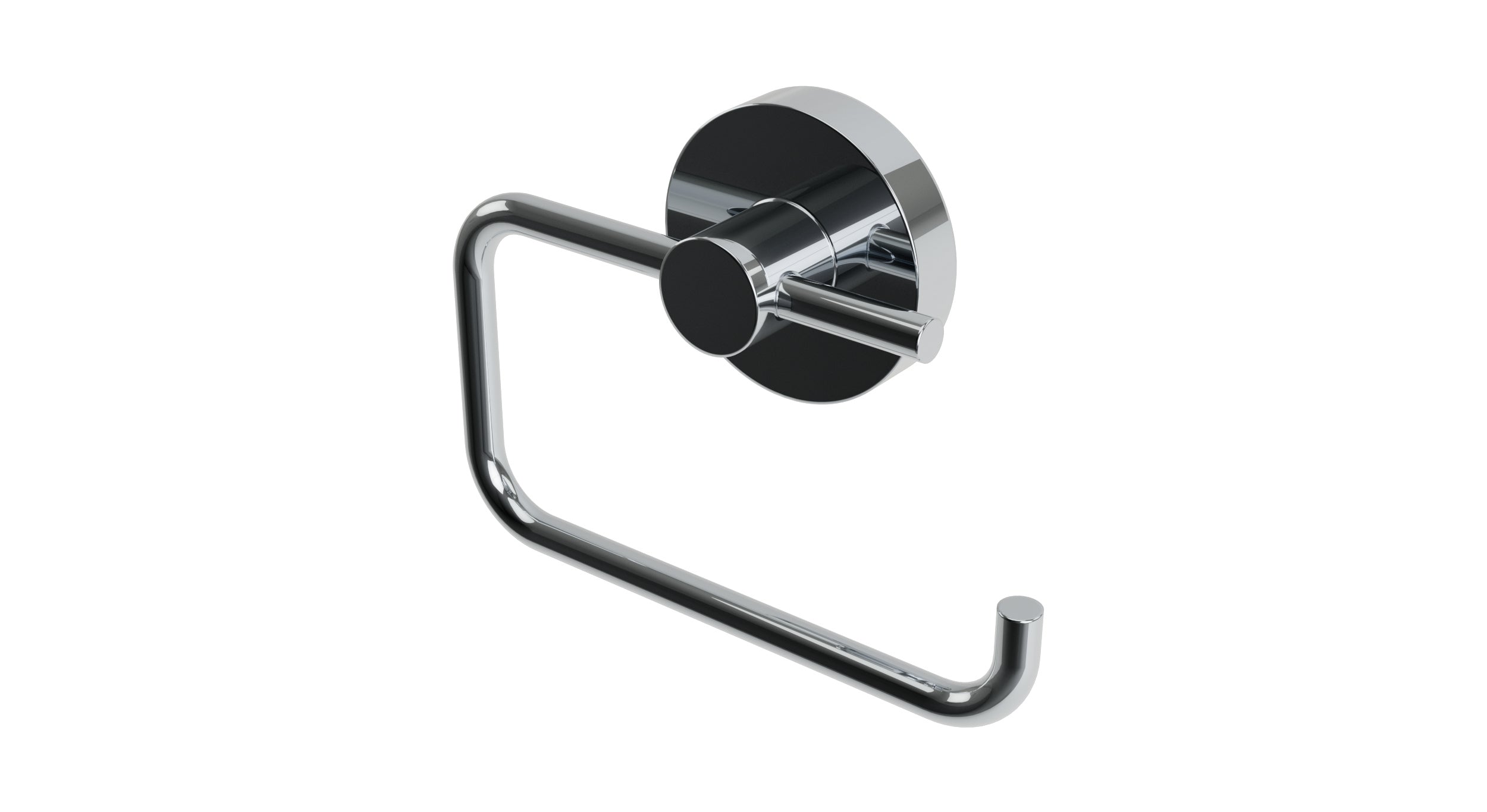 Flatiron Round Single Post Paper Holder