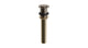 Lavatory Faucet Soft Touch Drain - Less Overflow in Antique Nickel