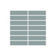 1x4 Straight Set Sheeted Original Ceramic Mosaic Tile in Overcast Matte