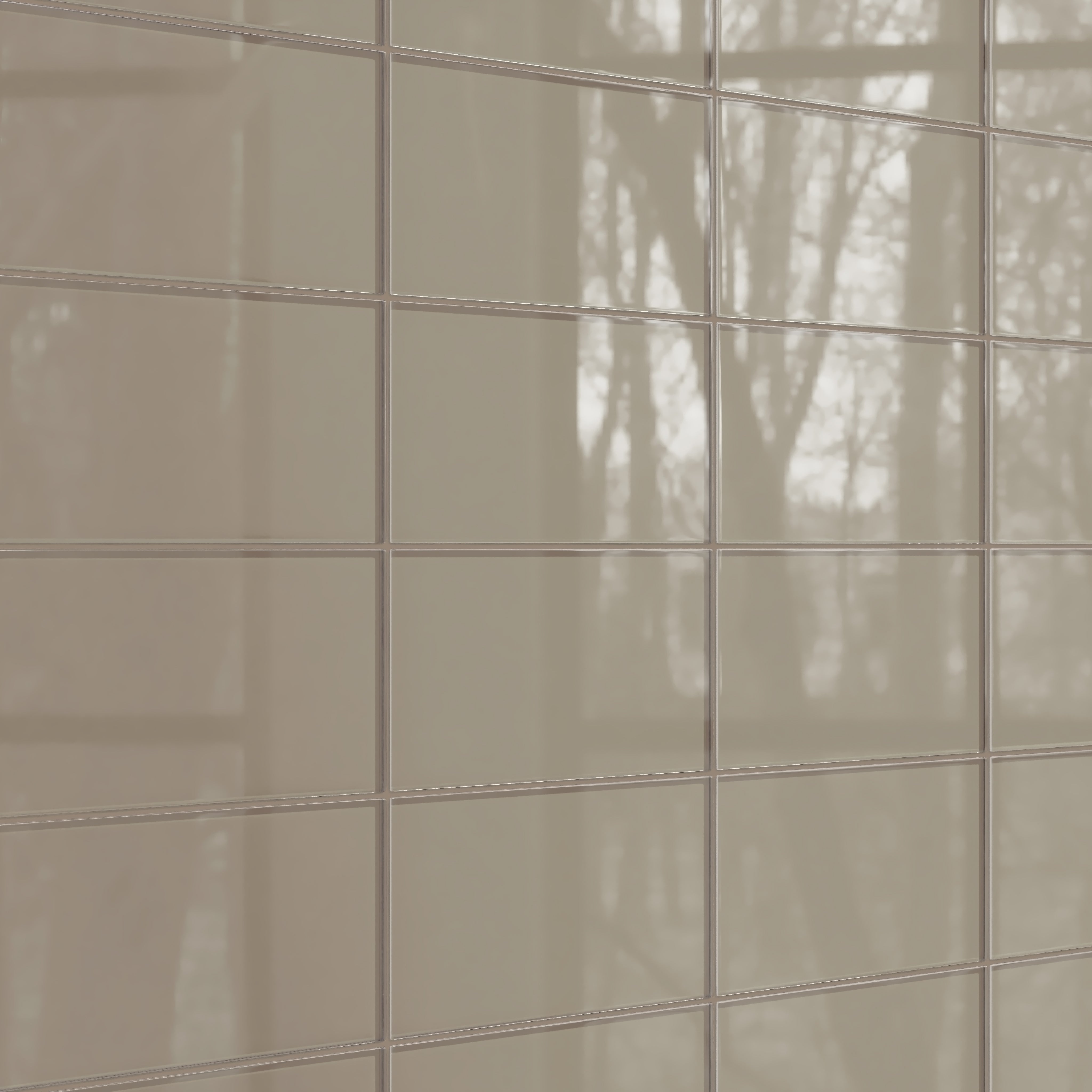 6x12 Glass Tile in Quail Gloss