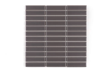 1x4 Straight Set Sheeted Original Ceramic Mosaic Tile in Kalamata Matte