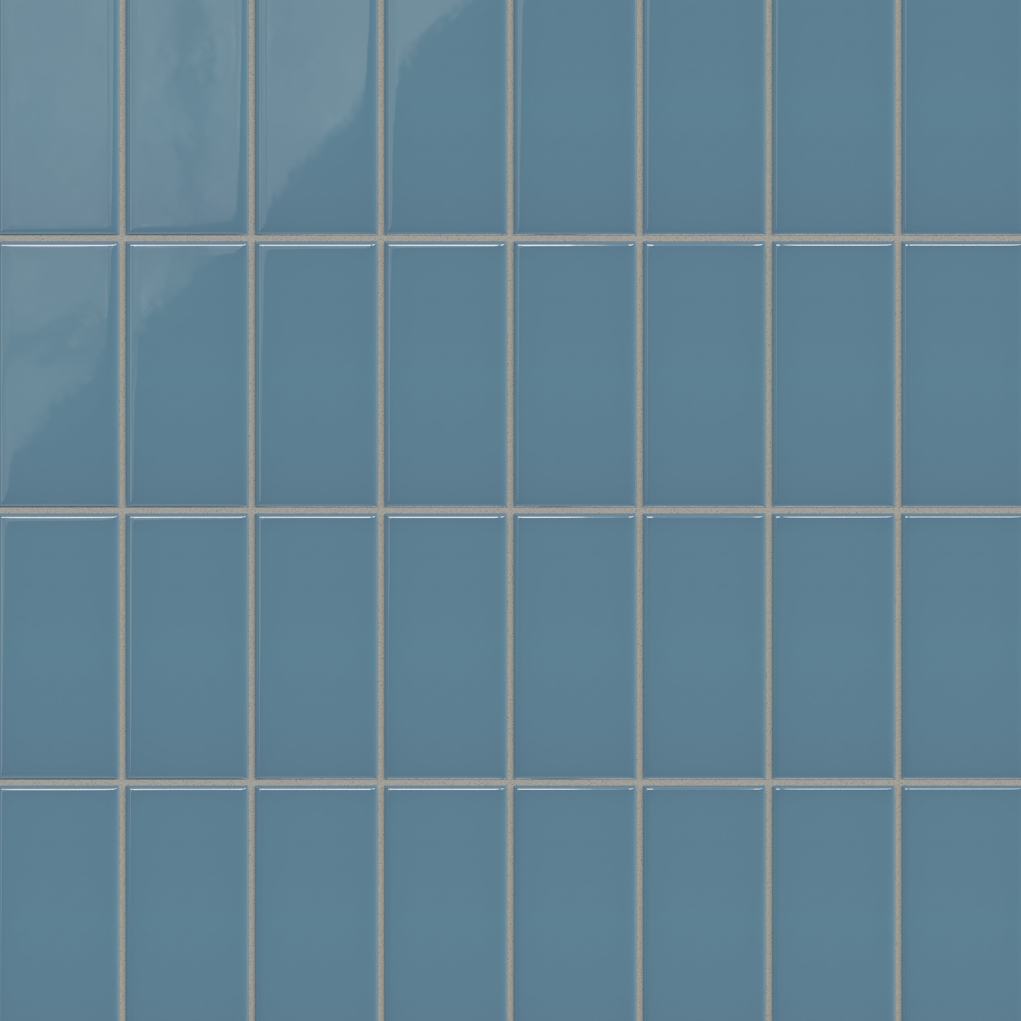 3x6 Natural Press Ceramic Tile in Azurite Gloss