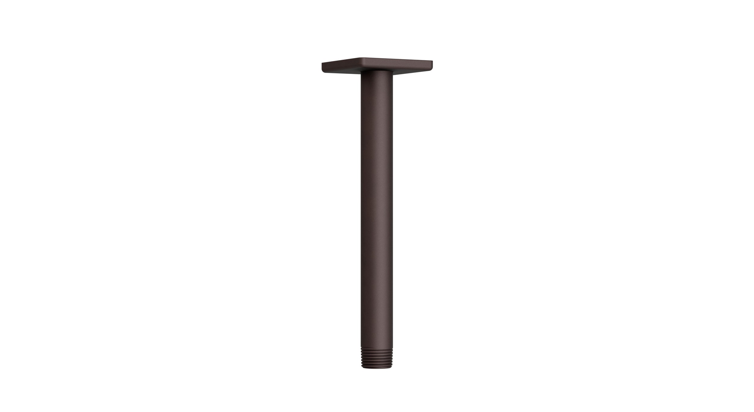 Flatiron 8" Straight Shower Arm with Flange in Architectural Copper