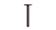 Flatiron 8" Straight Shower Arm with Flange in Architectural Copper