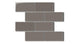 2x4 Half Offset Sheeted Natural Press Ceramic Mosaic Tile in Timberline Gloss