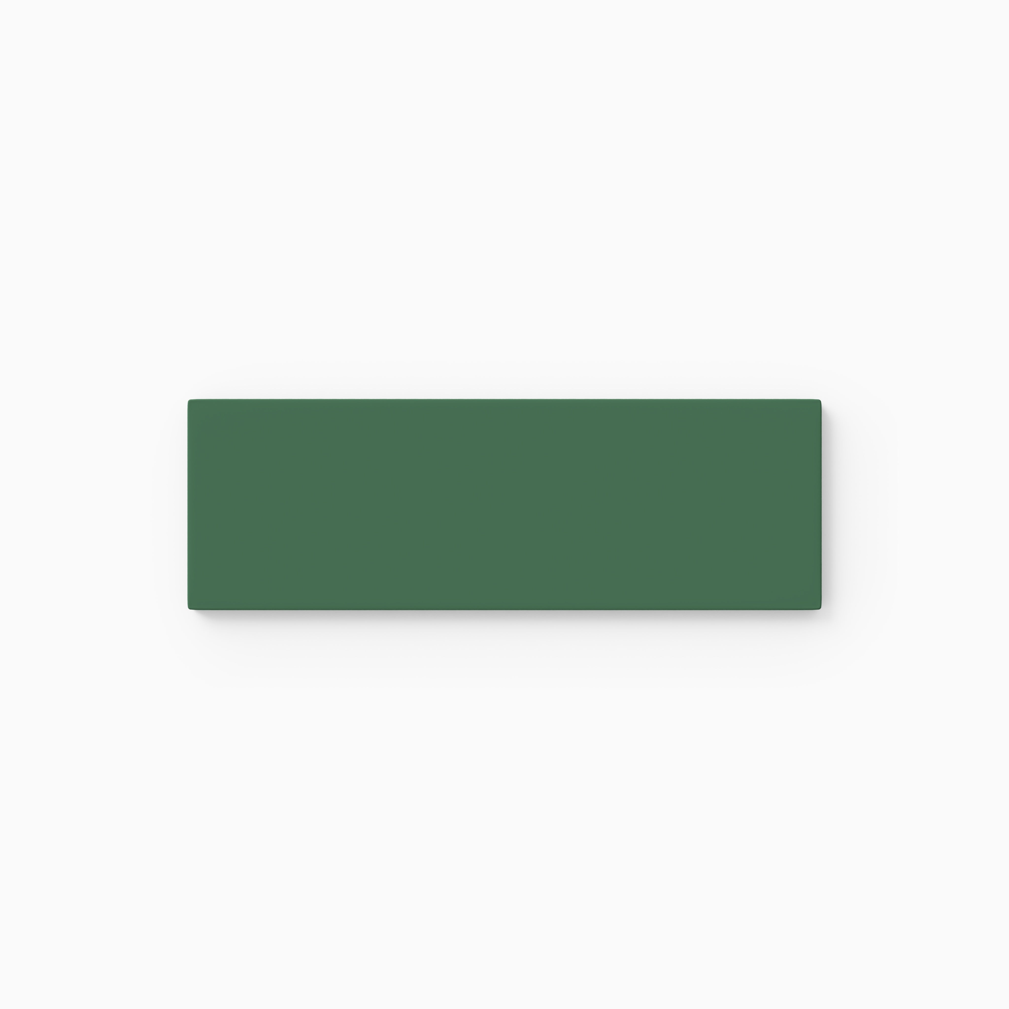 2x6 Natural Press Ceramic Tile in Viridian Matte