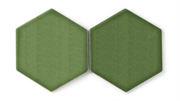 8" Hexagon Original Ceramic Tile in Kelp Gloss