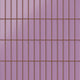 1x4 Straight Set Sheeted Glass Mosaic Tile in Waxbill Matte