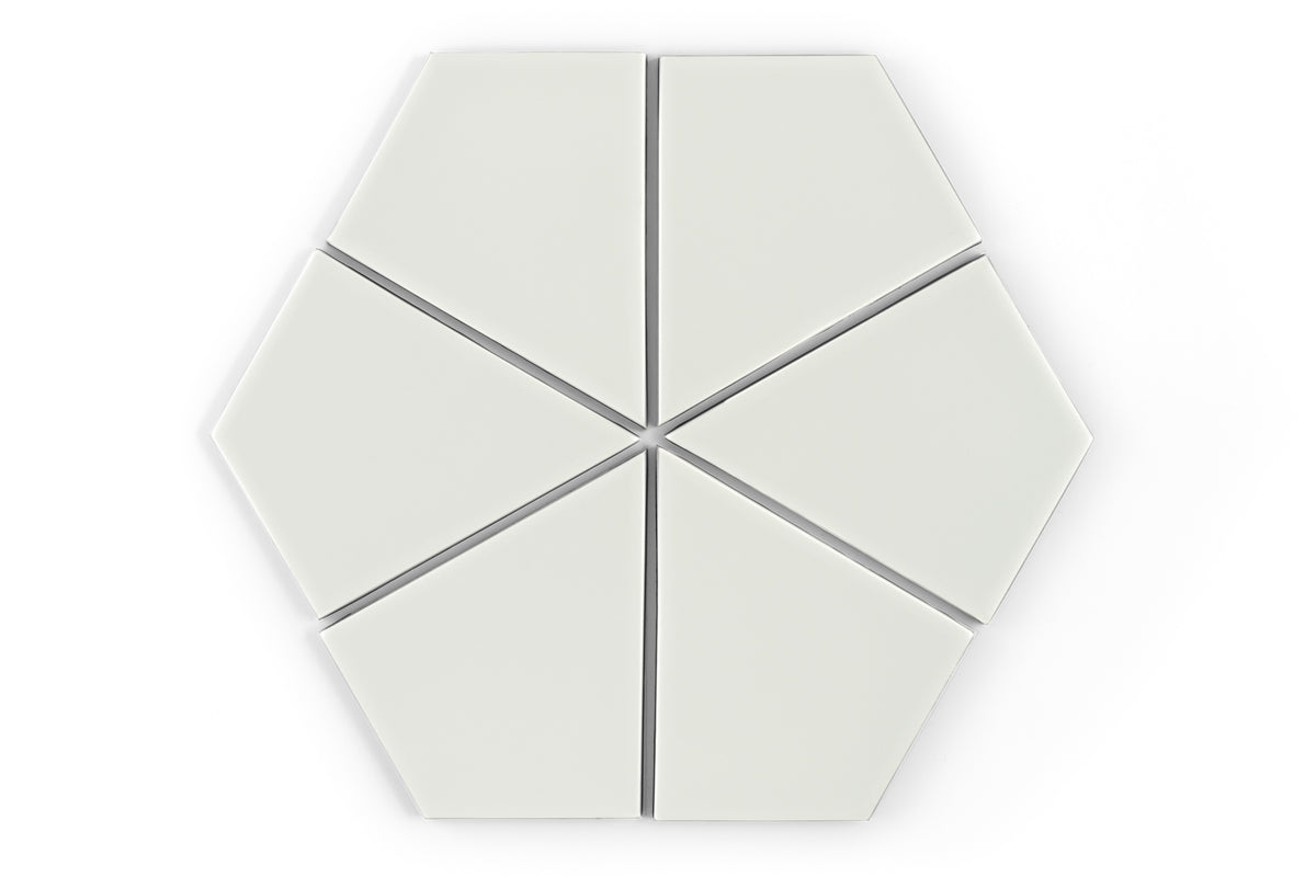 Limewash Hexite Matte Original Ceramic Tile