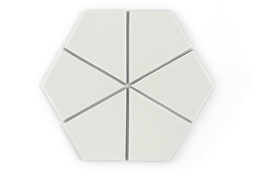 Hexite Original Ceramic Tile in Limewash Matte
