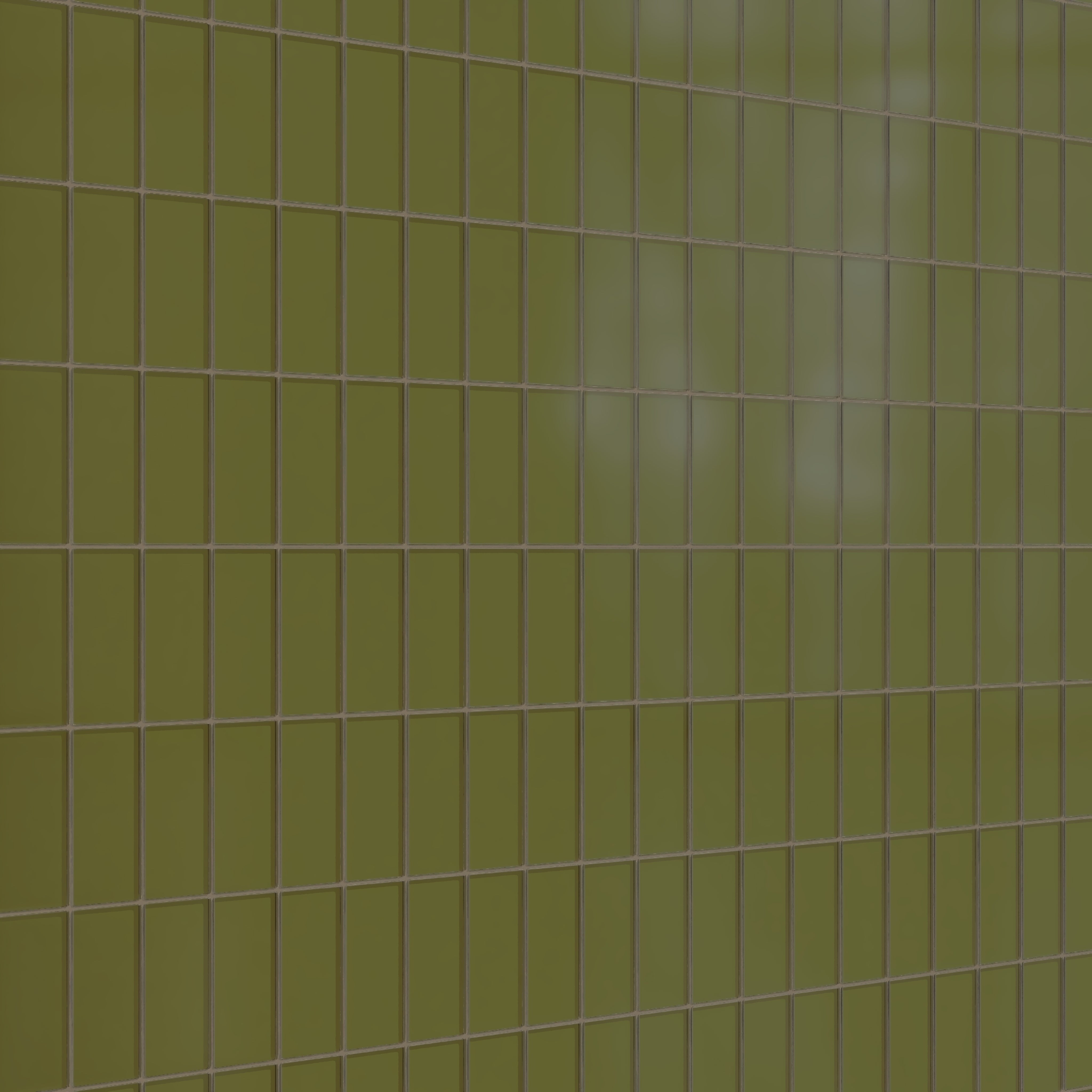 3x6 Glass Tile in Cormorant Matte
