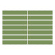 1x6 Straight Set Sheeted Original Ceramic Mosaic Tile in Kelp Matte