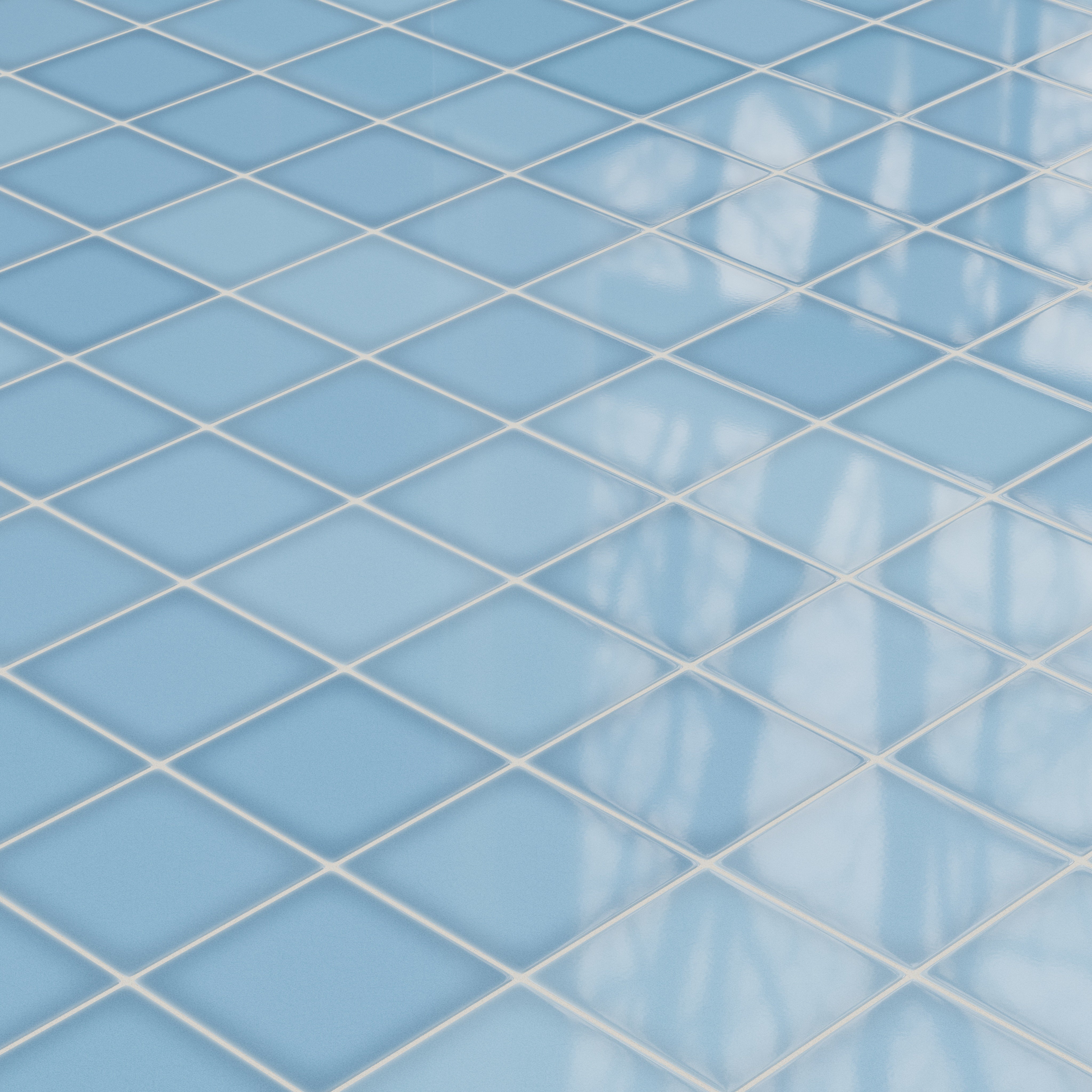 8x8 Original Ceramic Tile in Caribbean Sea Gloss