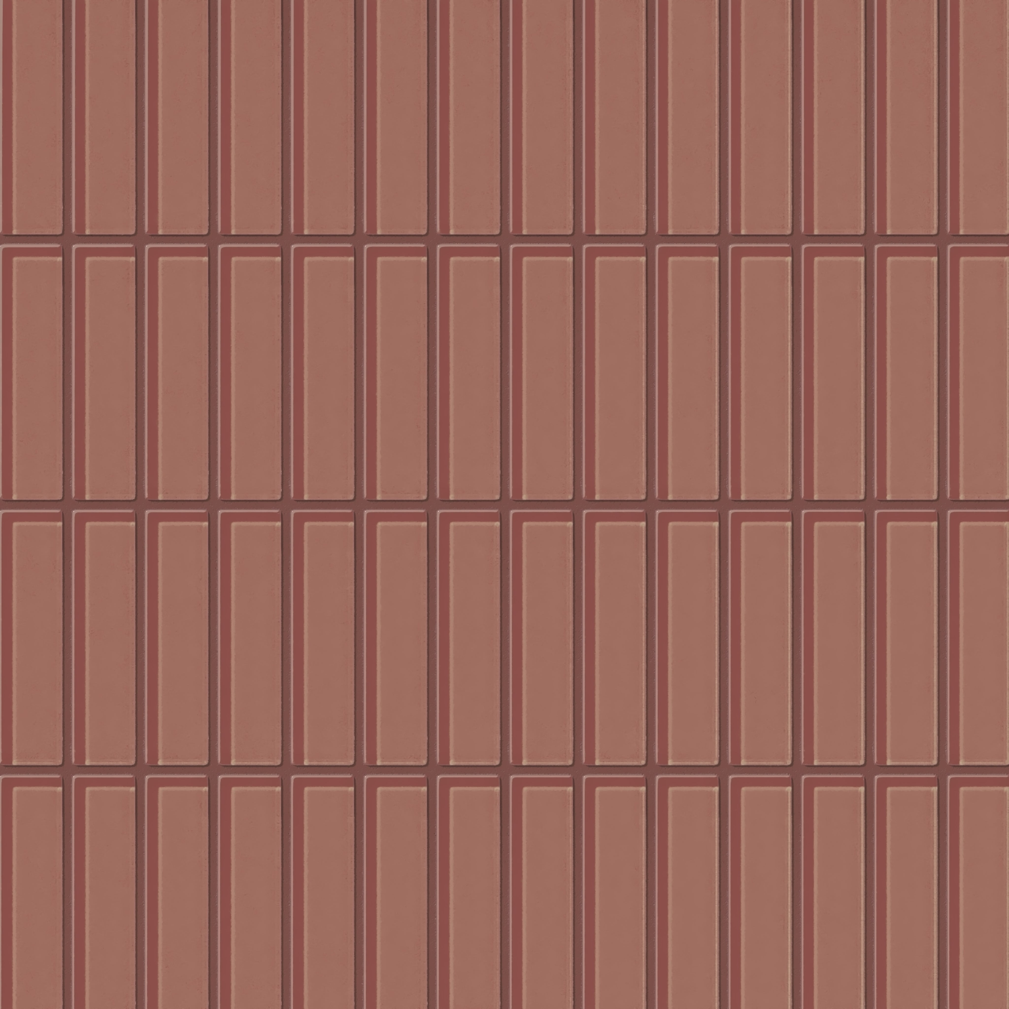 1x4 Straight Set Sheeted Glass Mosaic Tile in Flicker Gloss