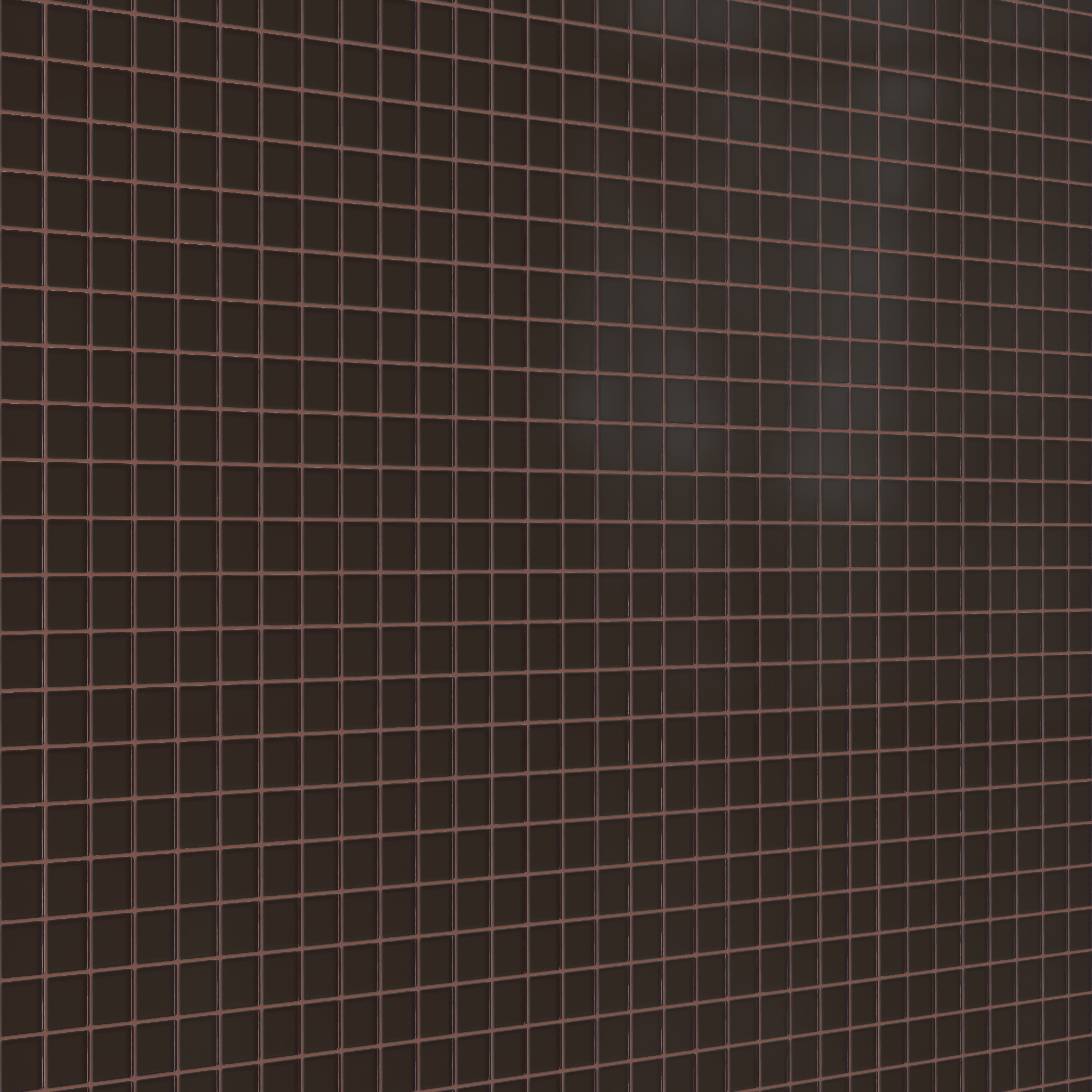 2x2 Straight Set Sheeted Glass Mosaic Tile in Nighthawk Matte