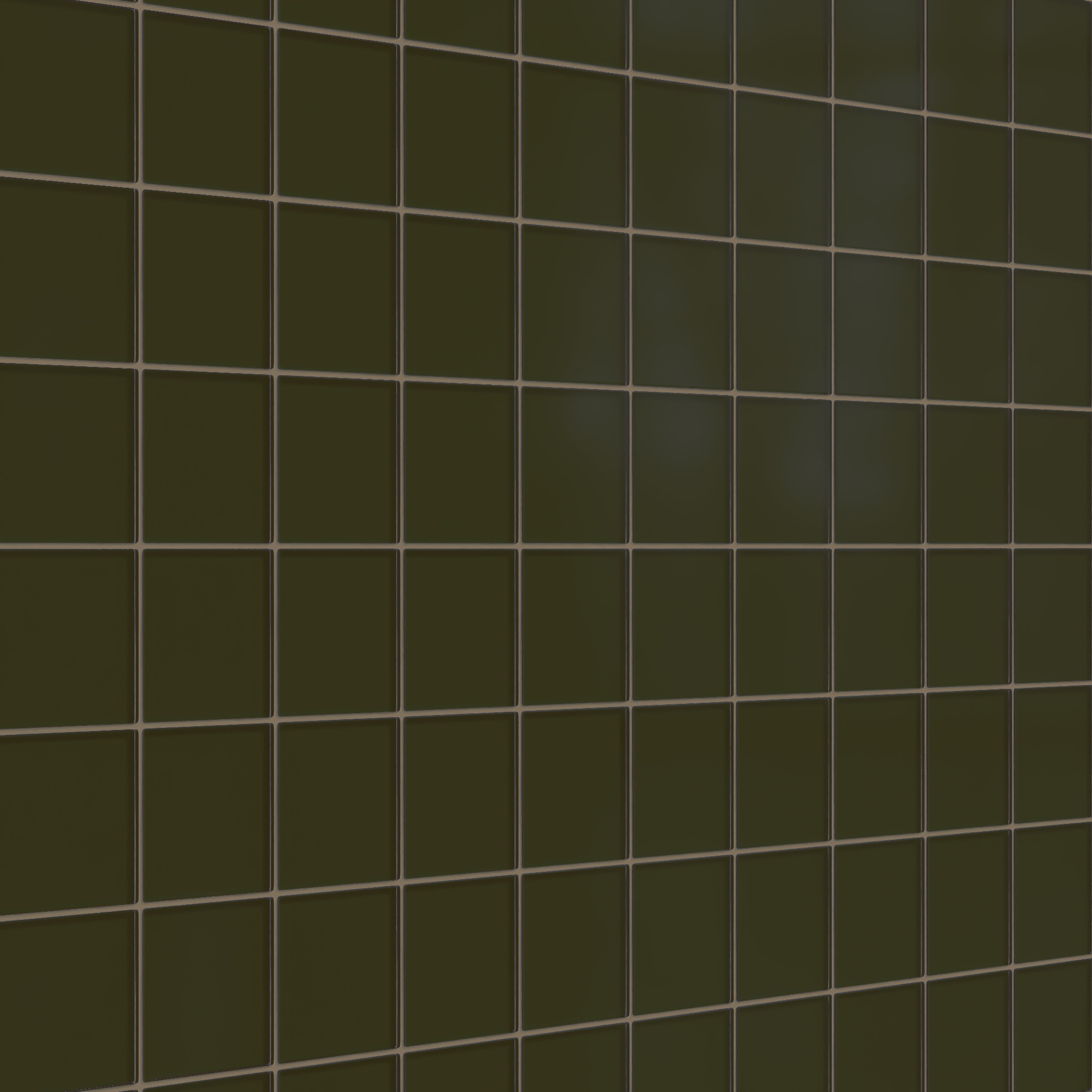4x4 Glass Tile in Catbird Matte