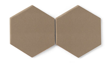 8" Hexagon Original Ceramic Tile in Sandstone Matte