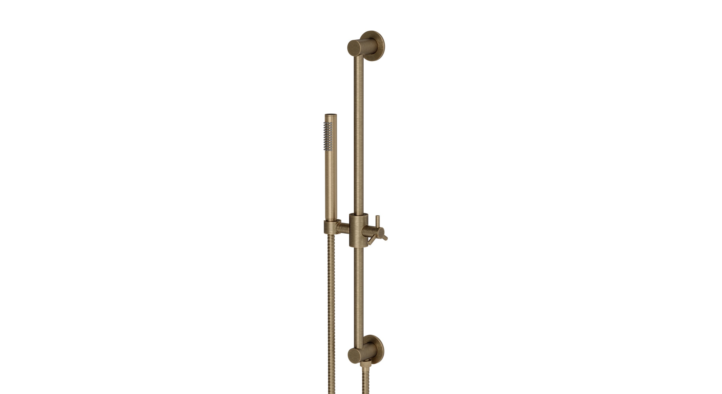 Contour & Foundry Positioning Bar Kit - Less Hand Shower in Antique Brass