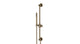 Contour & Foundry Positioning Bar Kit - Less Hand Shower in Antique Brass