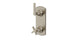 Emerson Two Handle Wall Mount Shower Trim with Classic Cross/Classic Lever Handles in Satin Nickel