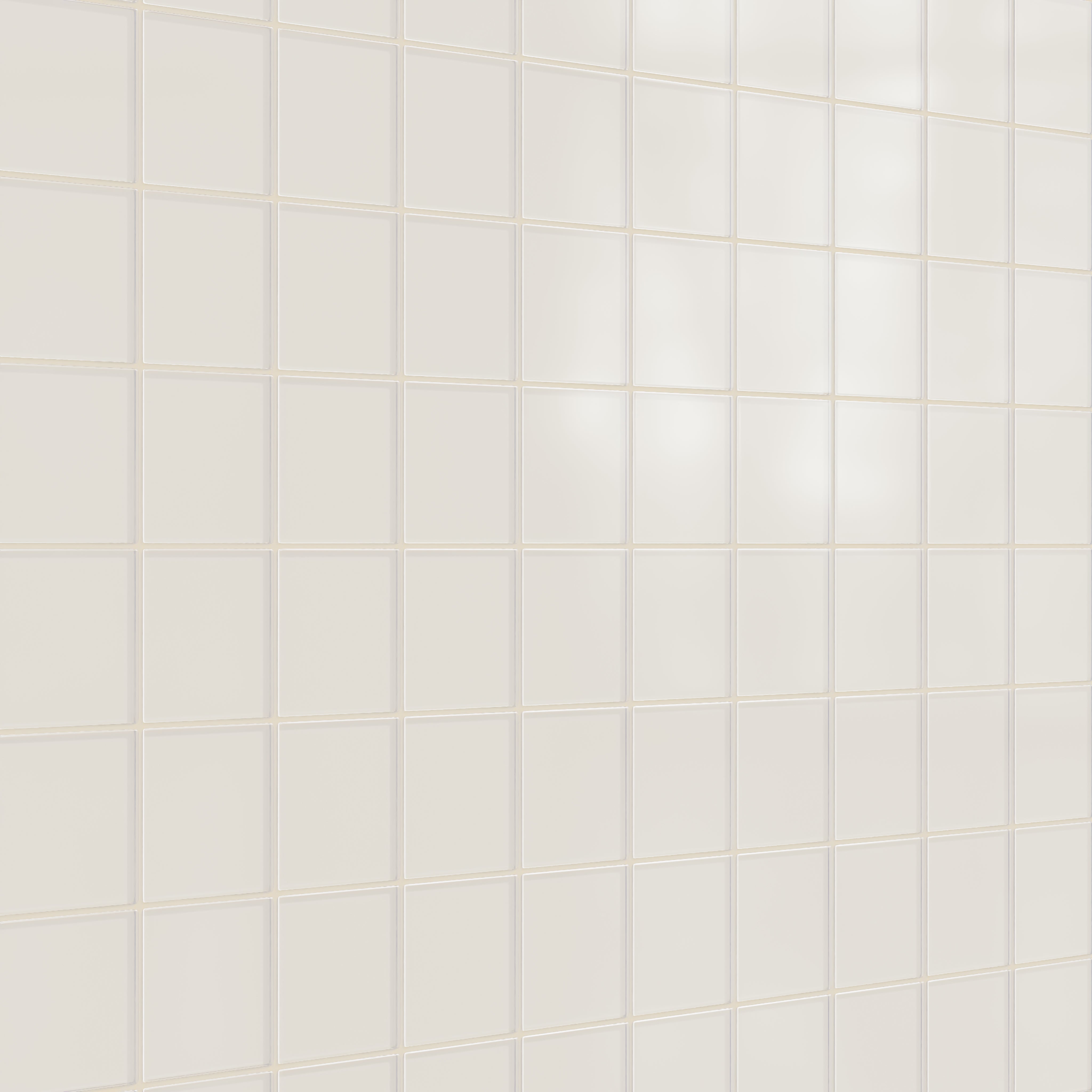 4x4 Glass Tile in Dove Matte
