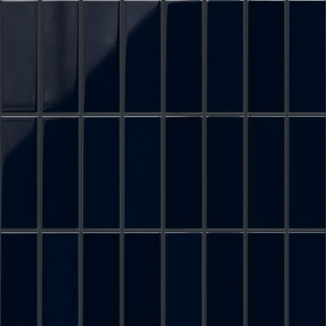 3x9 Original Ceramic Tile in Navy Blue Gloss