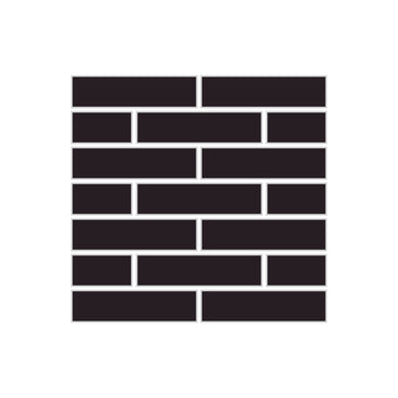 1x4 Half Offset Sheeted Original Ceramic Mosaic Tile in Burnt Umber