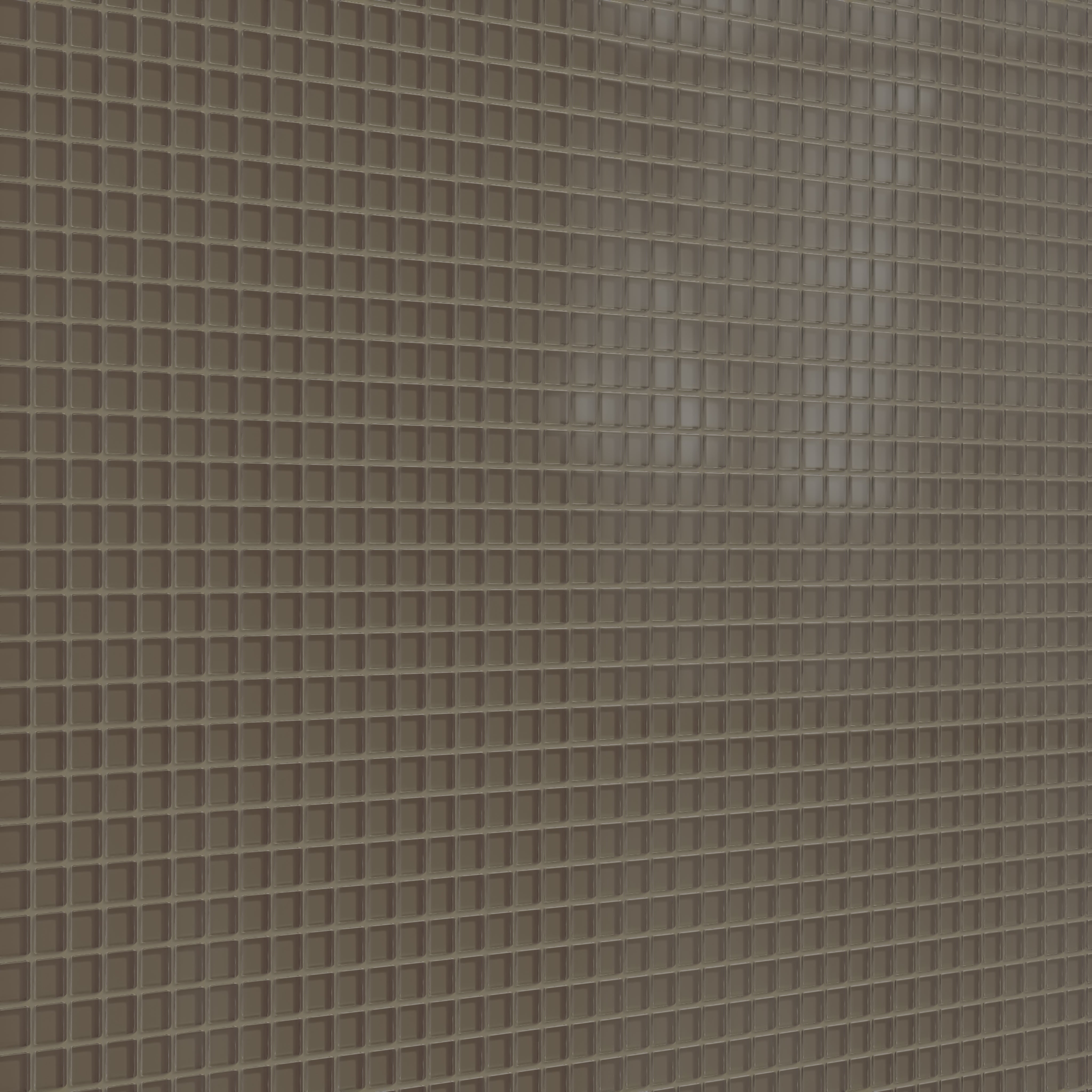 1x1 Straight Set Sheeted Glass Mosaic Tile in Albatross Matte