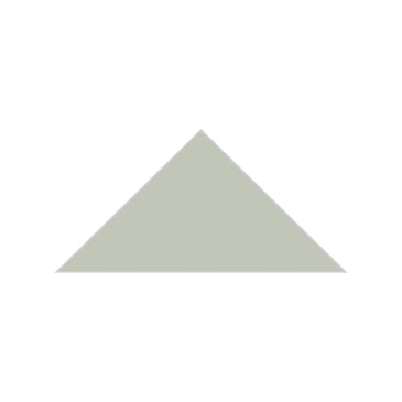 6" Triangle Original Ceramic Tile in Salton Sea Matte