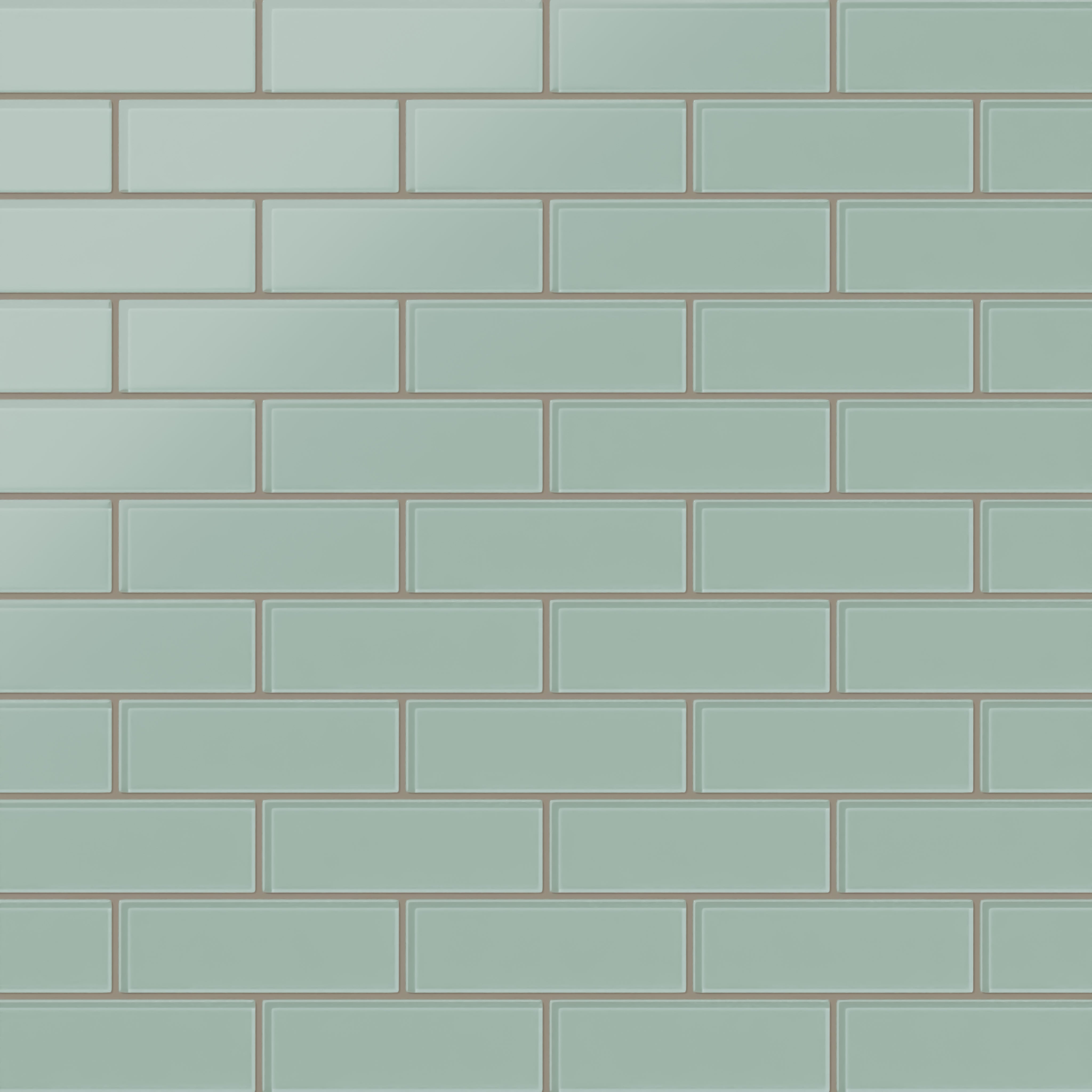 2x6 Glass Tile in Kingfisher Matte