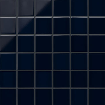 4x4 Original Ceramic Tile in Navy Blue Gloss