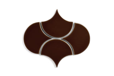 Ogee Drop Original Ceramic Tile in Garnet Gloss