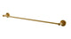 Flatiron Round Towel Bar 30" in French Brass