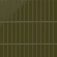 1x6 Straight Set Sheeted Original Ceramic Mosaic Tile in Bonsai Gloss