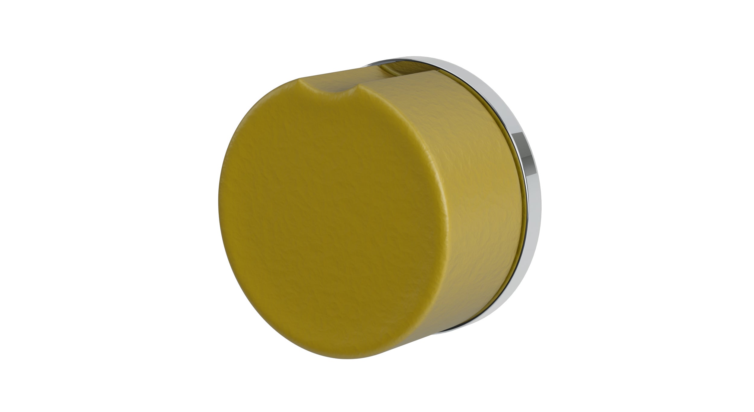 Foundry One Handle Wall Mount Diverter/Volume Control Shower Trim with Groove Ceramic Knob Handle in Polished Chrome