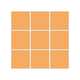 3x3 Straight Set Sheeted Original Ceramic Mosaic Tile in Koi Matte
