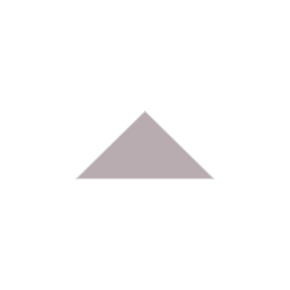 4" Triangle Original Ceramic Tile in Dust Storm Matte