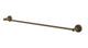 Flatiron Round Towel Bar 30" in Antique Brass