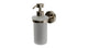 Flatiron Round Soap Dispenser in Polished Nickel