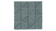 3" Triangle Sheeted - Quadrant Original Ceramic Mosaic Tile in Flagstone Matte
